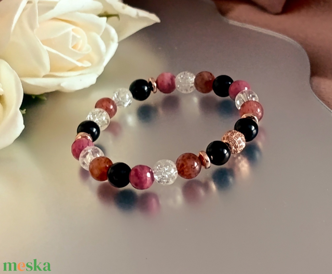 Női lélek ébredése � szívnyitó, belső erőt támogató karkötő - ékszer - karkötő - ásványkarkötő - Meska.hu