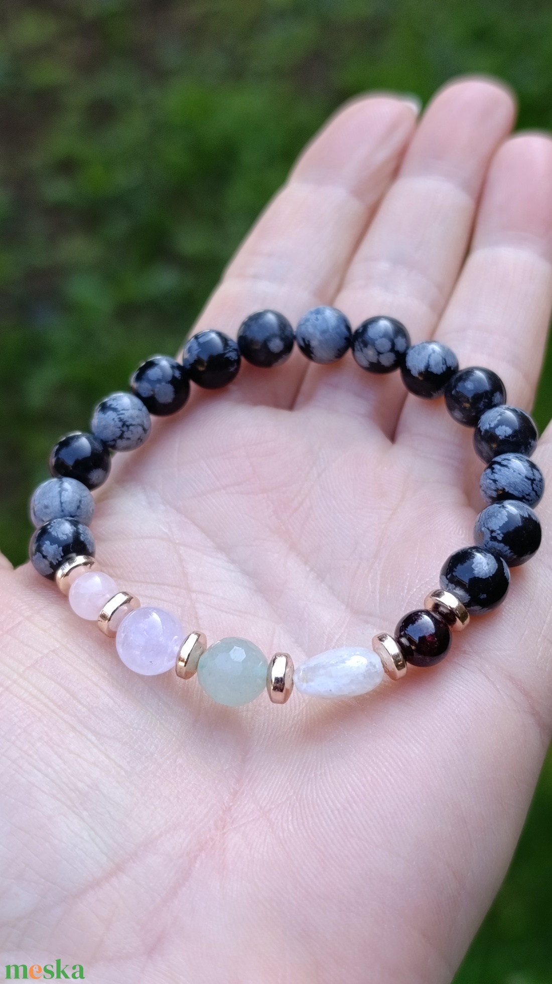 Női erő ásványkarkötő  - ékszer - karkötő - ásványkarkötő - Meska.hu