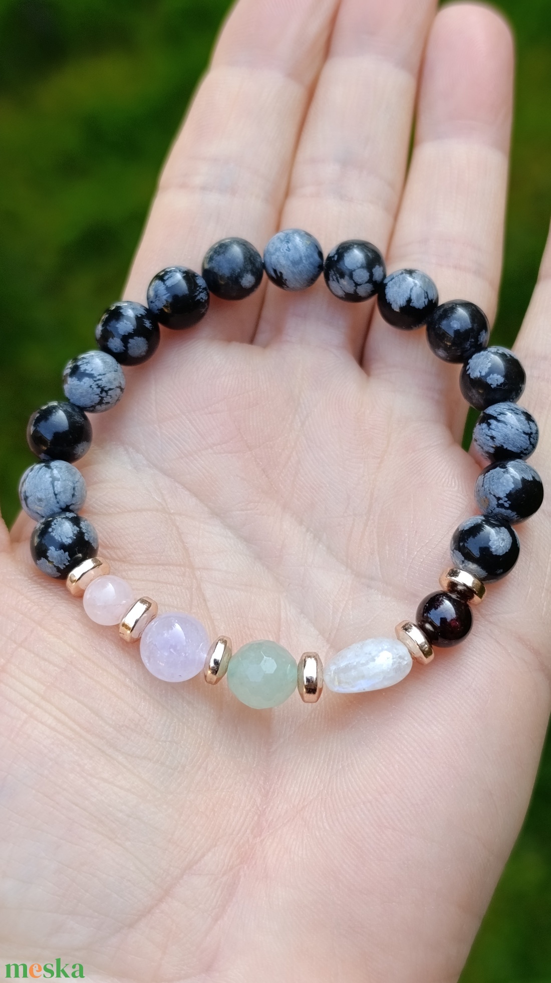 Női erő ásványkarkötő  - ékszer - karkötő - ásványkarkötő - Meska.hu
