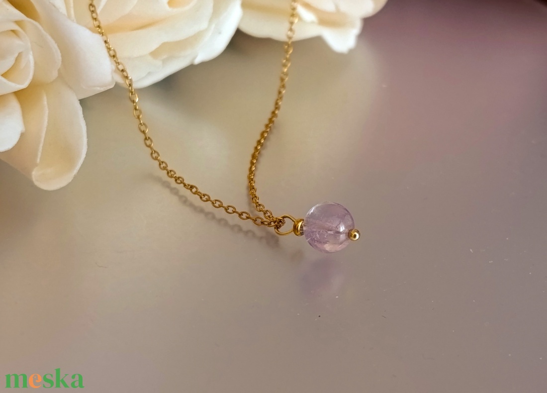 Ametrin nyaklánc - egyensúly és lendület  - ékszer - nyaklánc - medál - Meska.hu