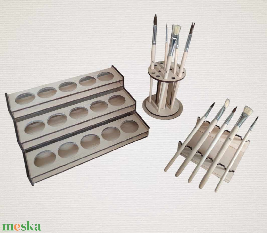 Festéktartók, ecsettartók, festés kiegészítók, szettek - otthon & életmód - tárolás & rendszerezés - doboz - Meska.hu