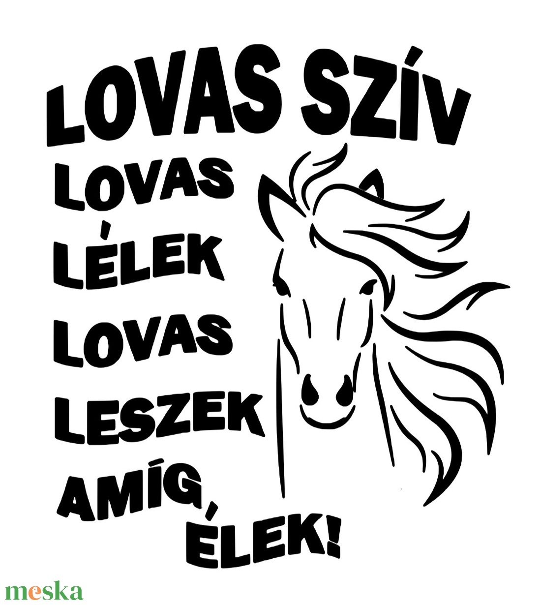 Vasalóval felvasalható LOVAS MINTA  22x25 cm - otthon & életmód - papír, írószer - matrica, matrica csomag - Meska.hu