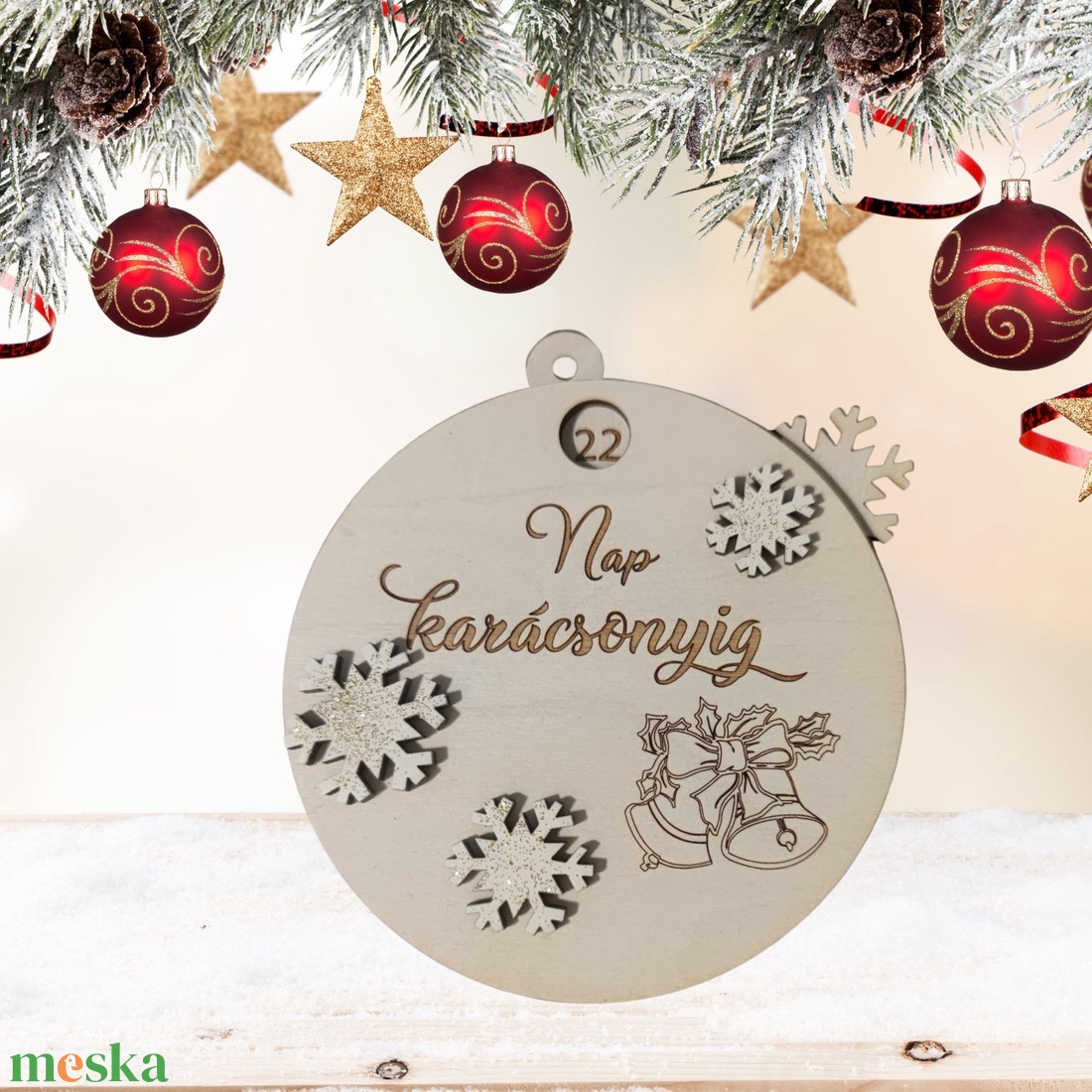 Adventi visszaszámláló - karácsony - karácsonyi lakásdekoráció - karácsonyfadíszek - Meska.hu Adventi visszaszámláló - karácsony - karácsonyi lakásdekoráció - karácsonyfadíszek - Meska.hu