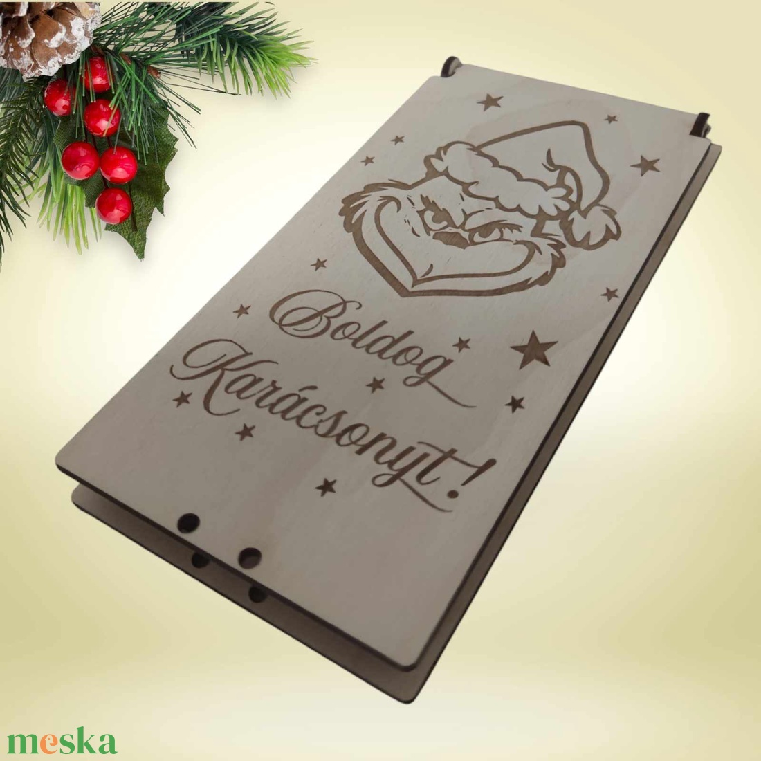 Pénzátadó dobozka grinccsel gravírozva - esküvő - emlék & ajándék - doboz - Meska.hu Pénzátadó dobozka grinccsel gravírozva - esküvő - emlék & ajándék - doboz - Meska.hu