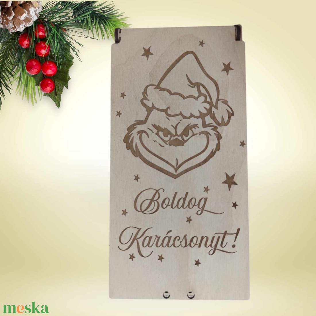 Pénzátadó dobozka grinccsel gravírozva - esküvő - emlék & ajándék - doboz - Meska.hu Pénzátadó dobozka grinccsel gravírozva - esküvő - emlék & ajándék - doboz - Meska.hu