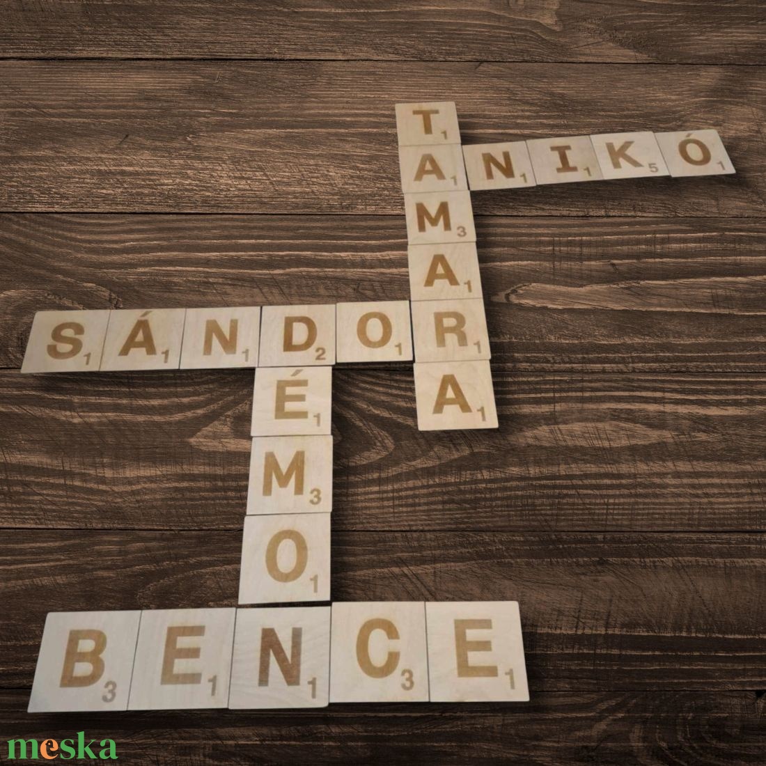 Scrabble betűk fából (7X7 cm) karácsonyi ajándéknak is - otthon & életmód - dekoráció - kép & falikép - több részes kép - Meska.hu Scrabble betűk fából (7X7 cm) karácsonyi ajándéknak is - otthon & életmód - dekoráció - kép & falikép - több részes kép - Meska.hu