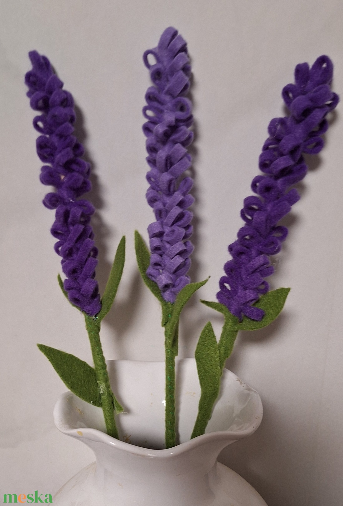 Filc örök levendula. - otthon & életmód - dekoráció - virágdekoráció - virágdíszítő kellékek - Meska.hu