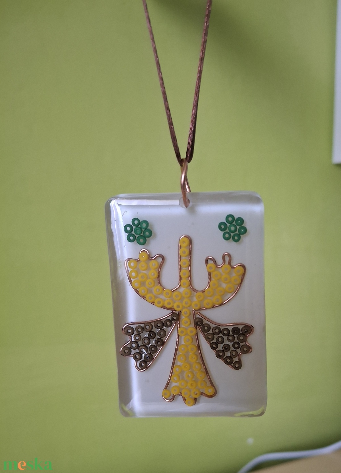 Medál szallaggal - ékszer - nyaklánc - medál - Meska.hu