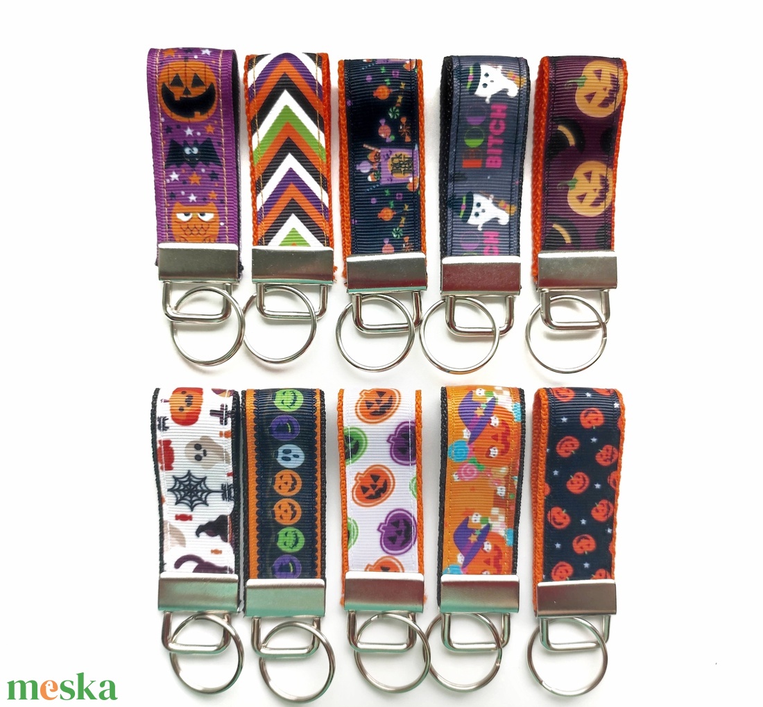 Halloween mintás heveder pánt kulcstartó táskadísz - halloweeni ékszerek - halloweeni ékszerek - Meska.hu Halloween mintás heveder pánt kulcstartó táskadísz - halloweeni ékszerek - halloweeni ékszerek - Meska.hu