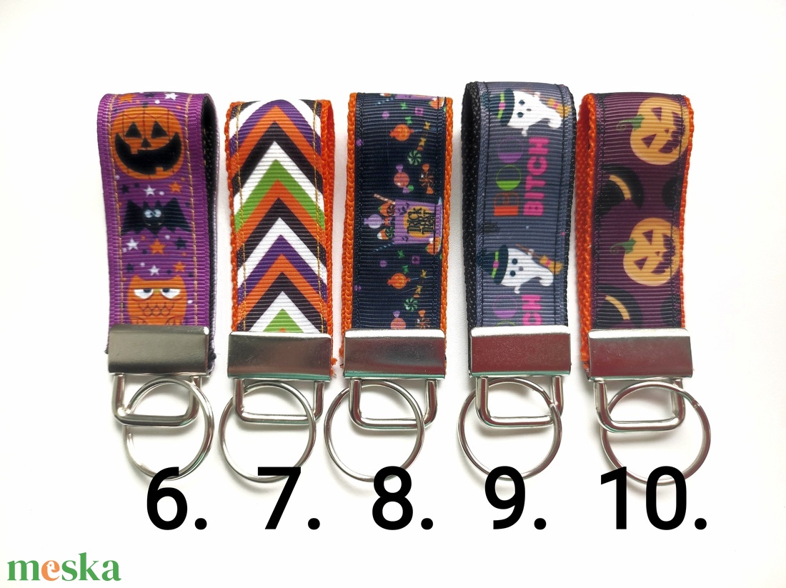 Halloween mintás heveder pánt kulcstartó táskadísz - halloweeni ékszerek - halloweeni ékszerek - Meska.hu Halloween mintás heveder pánt kulcstartó táskadísz - halloweeni ékszerek - halloweeni ékszerek - Meska.hu