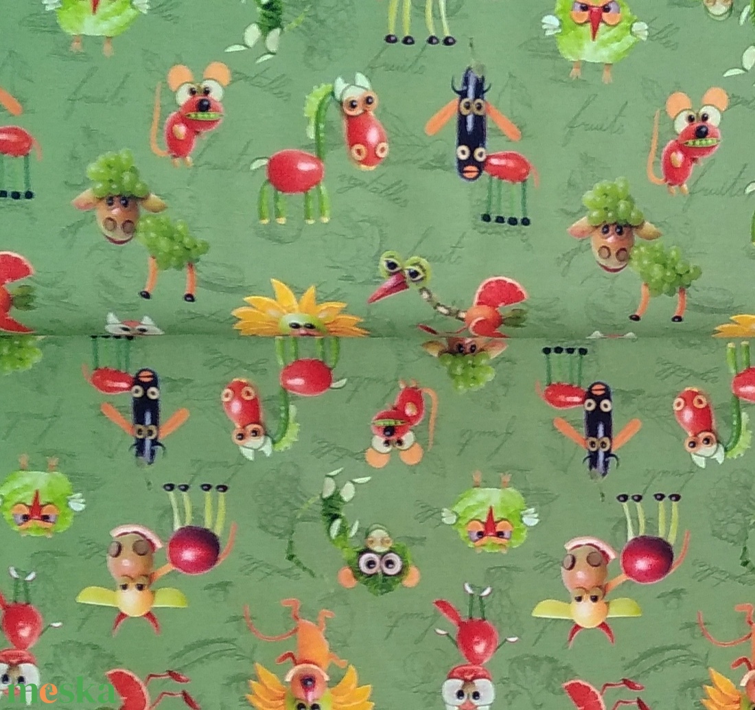 Zöldség állat mintás pamut jersey - kellékek & szerszámok - méteráru - pamut - Meska.hu Zöldség állat mintás pamut jersey - kellékek & szerszámok - méteráru - pamut - Meska.hu