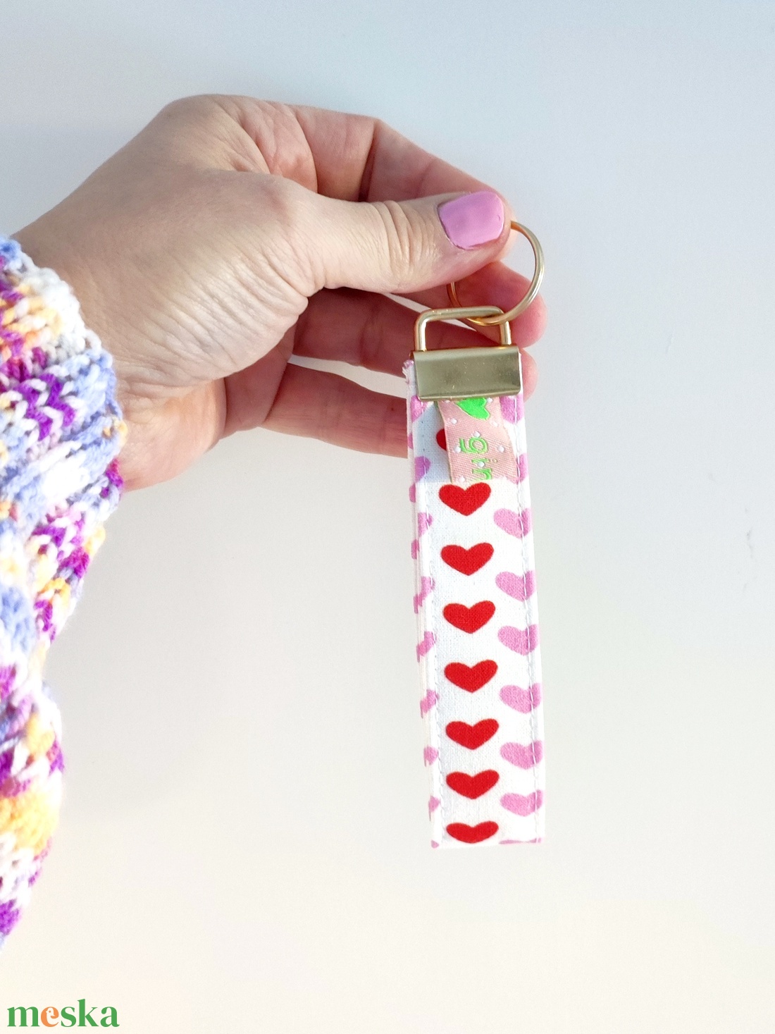 Női Valentin ajándékcsomag - Anyák napi ajándék válogatás szív mintás - táska & tok - neszesszer - Meska.hu