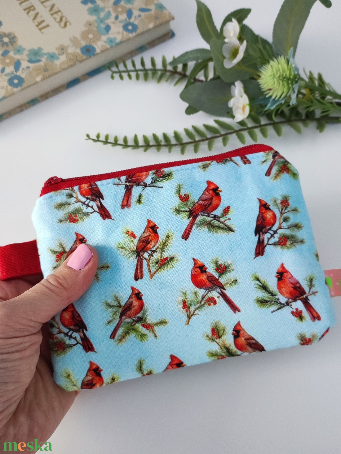 Természetes női neszesszer - pamutból több méretben - táska & tok - neszesszer - Meska.hu