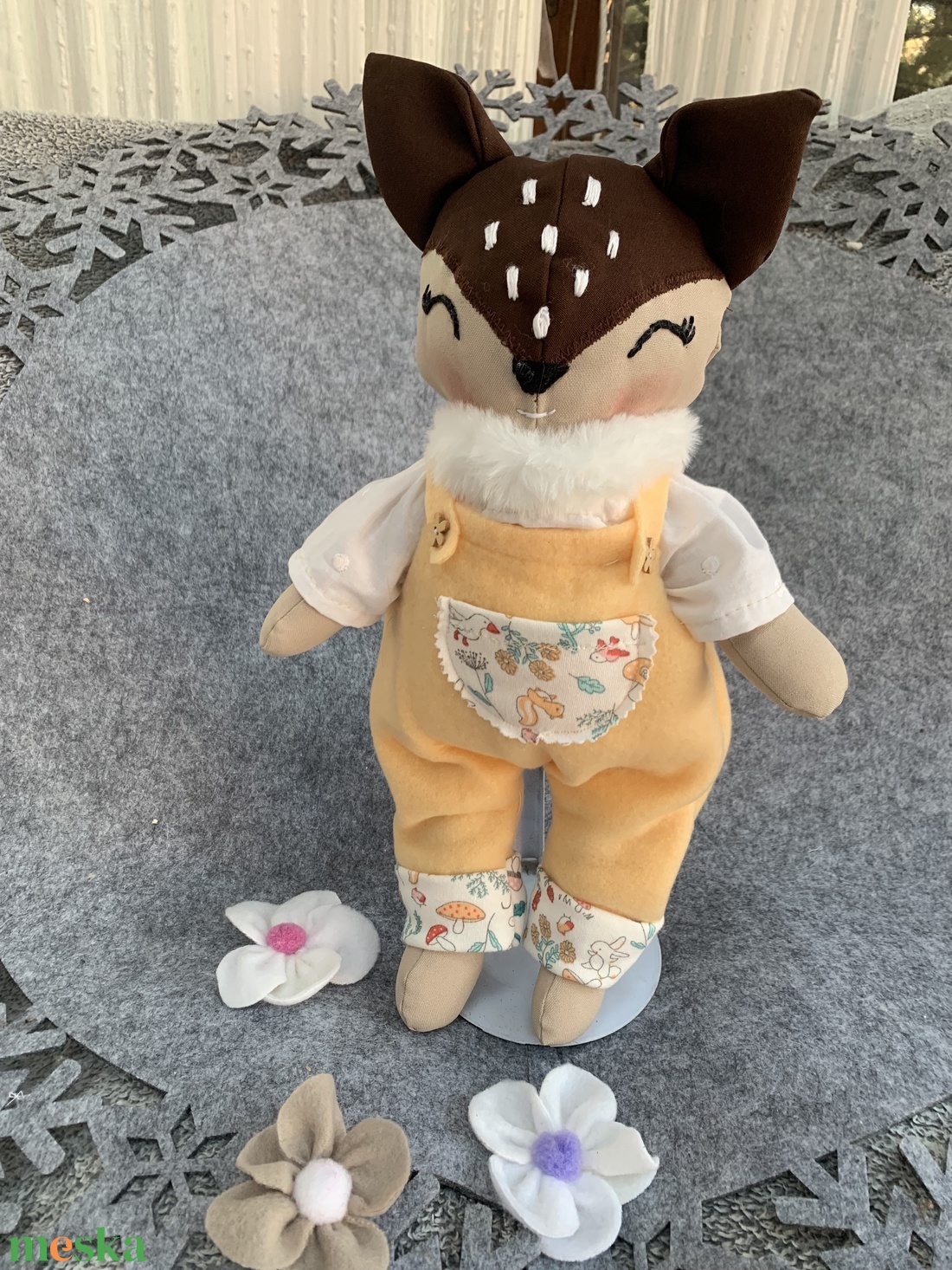 � �Holdvirág � mesés kézzel készült őzike baba (40 cm) � - játék & sport - baba & babaház - öltöztethető baba - Meska.hu