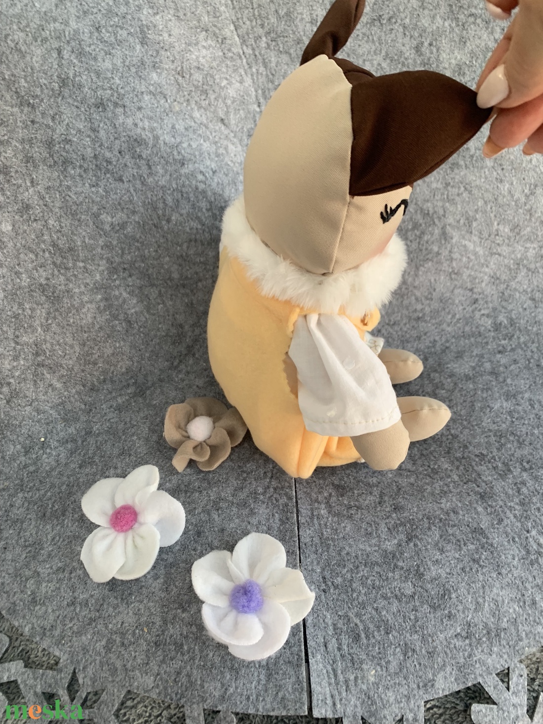 � �Holdvirág � mesés kézzel készült őzike baba (40 cm) � - játék & sport - baba & babaház - öltöztethető baba - Meska.hu