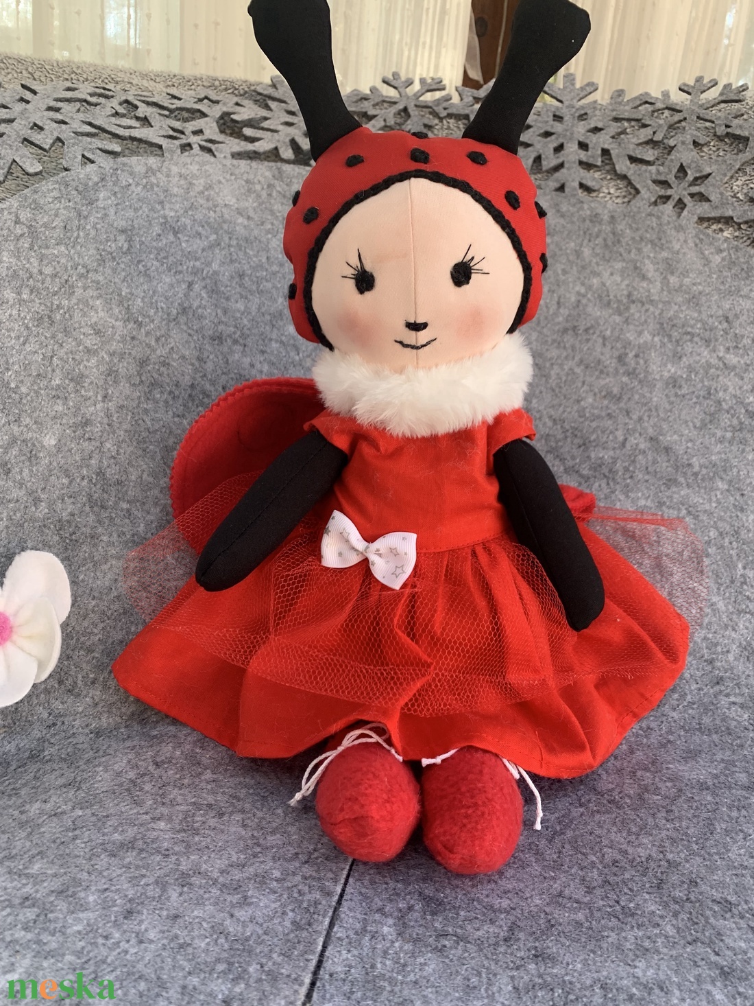 �Pöttöm Pöttyös � a szerencse katicája!� - játék & sport - baba & babaház - öltöztethető baba - Meska.hu