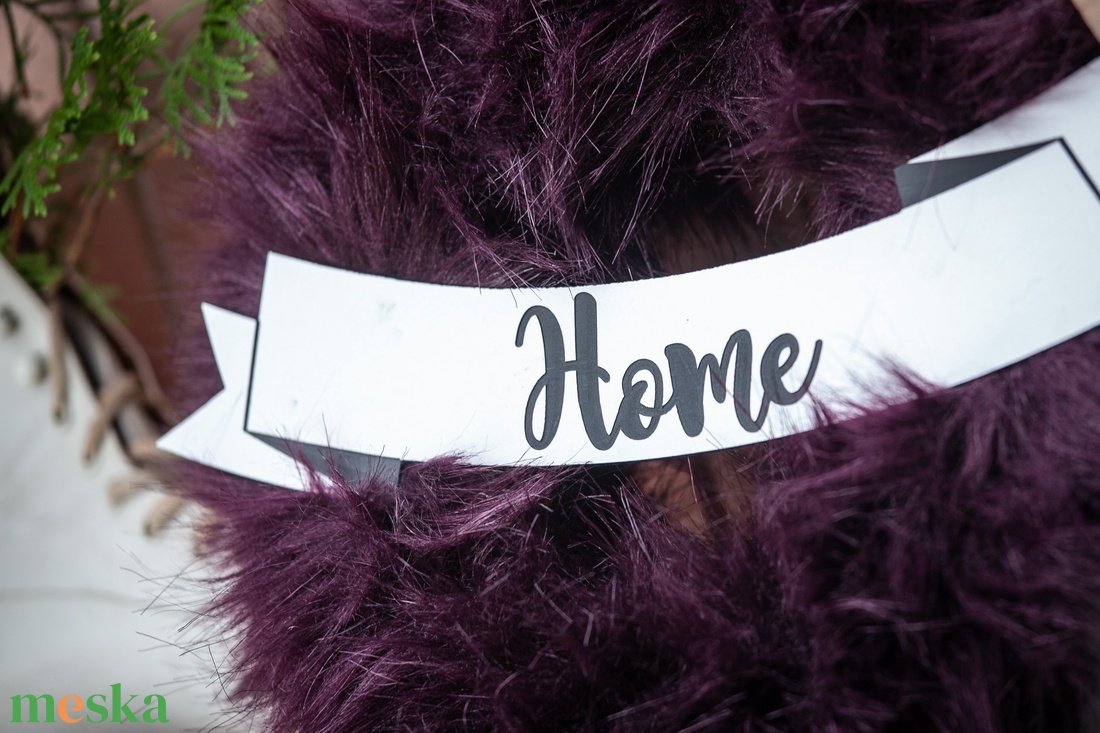 Téli kopogtató home felirattal - otthon & lakás - dekoráció - ajtódísz & kopogtató - Meska.hu Téli kopogtató home felirattal - otthon & lakás - dekoráció - ajtódísz & kopogtató - Meska.hu