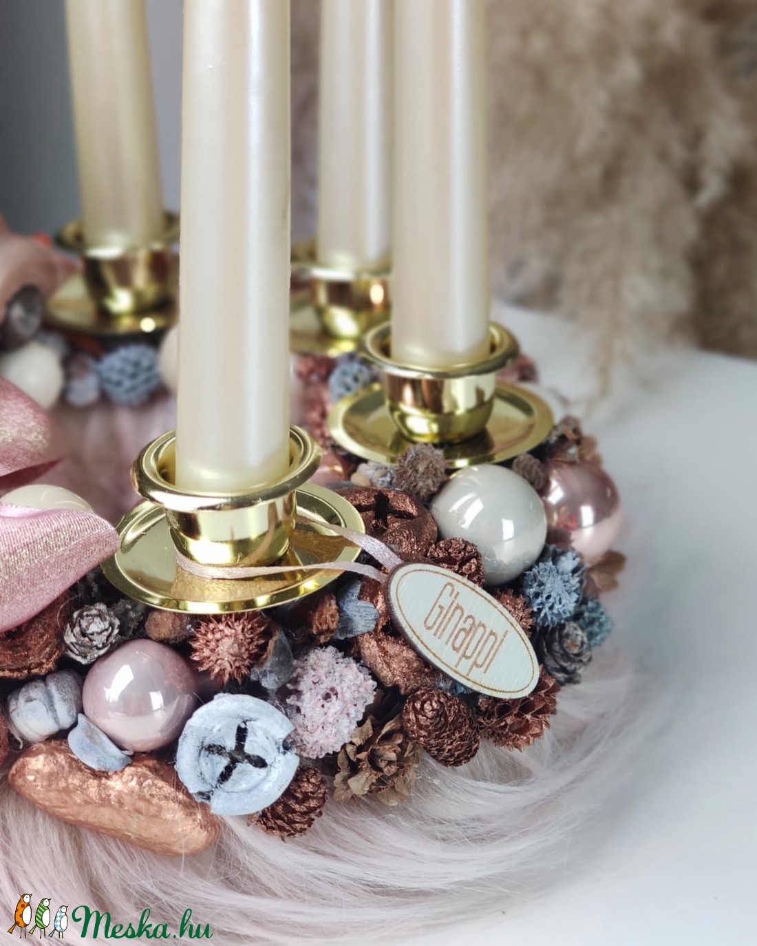 Rosegold autós adventi koszorú - karácsony - adventi díszek - adventi koszorú - Meska.hu Rosegold autós adventi koszorú - karácsony - adventi díszek - adventi koszorú - Meska.hu