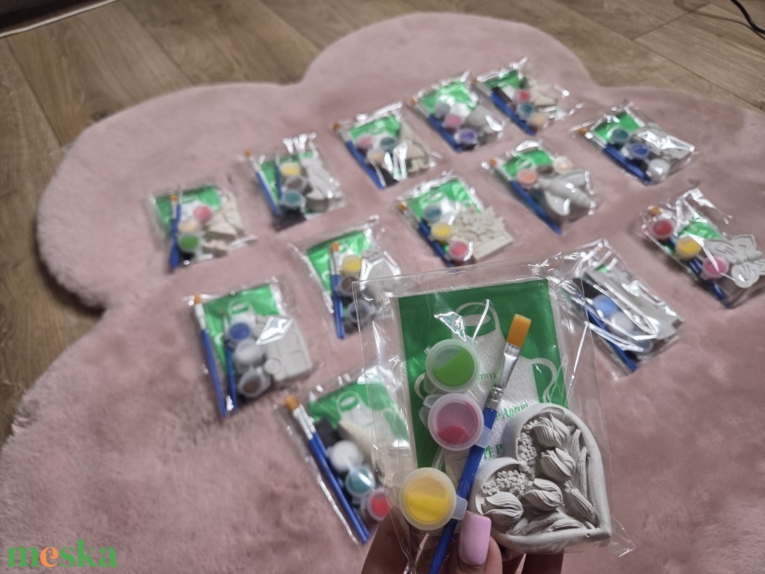 Kerámiagipsz festhető hűtőmágnes figurák - diy (csináld magad) - egységcsomag - Meska.hu