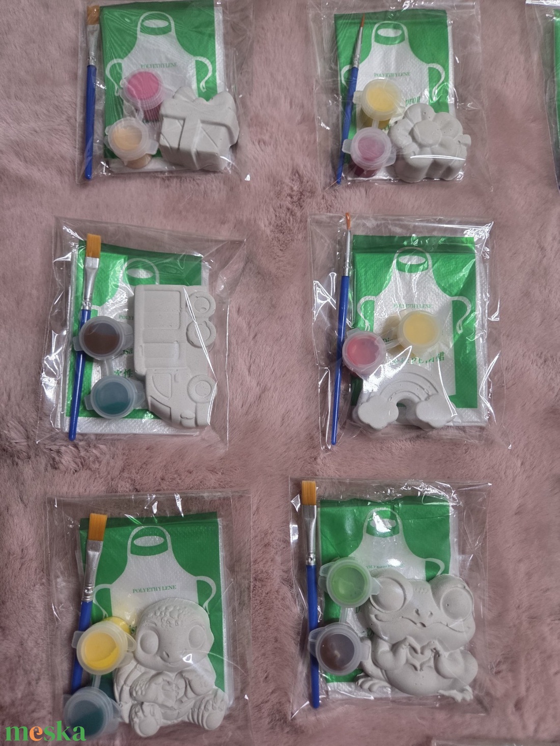 Kerámiagipsz festhető hűtőmágnes - diy (csináld magad) - egységcsomag - Meska.hu