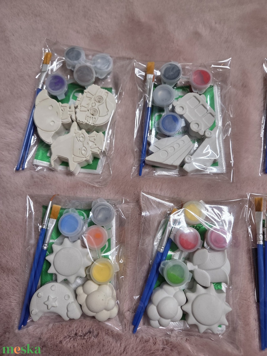 Kerámiagipsz festhető hűtőmágnes - diy (csináld magad) - egységcsomag - Meska.hu