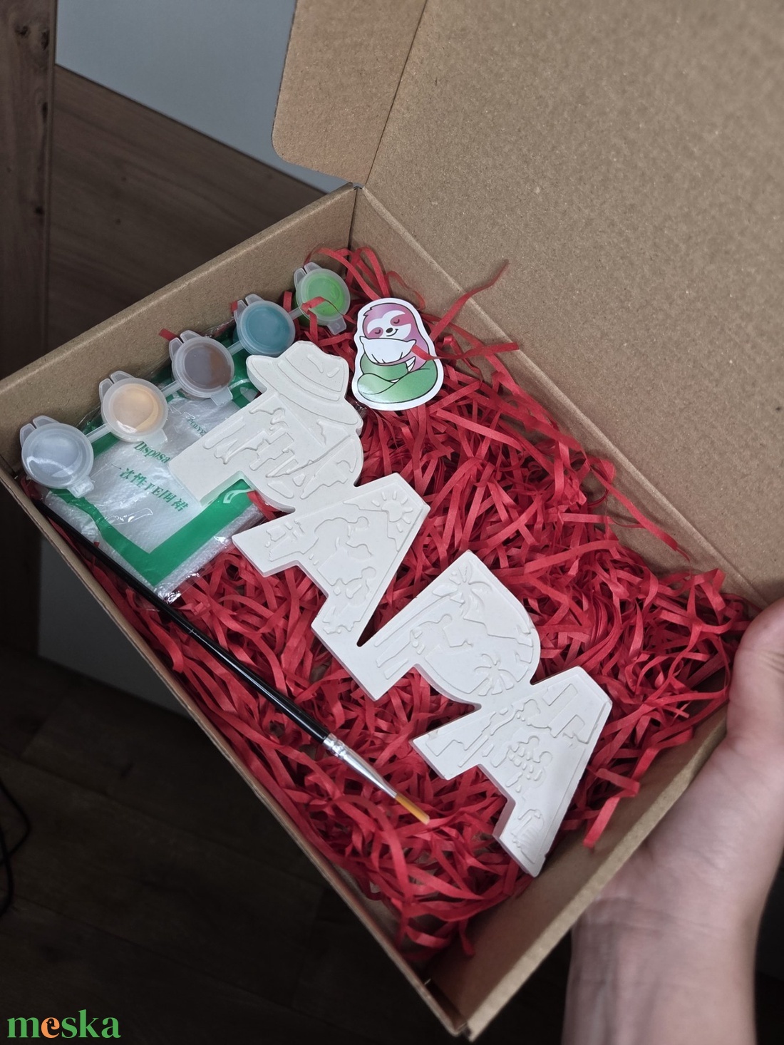 Festhető kerámiagipsz PAPA - diy (csináld magad) - egységcsomag - Meska.hu