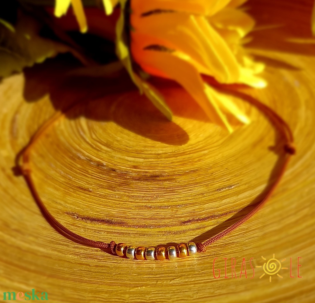 Bokalánc gyöngyökkel - ékszer - lábdísz és testékszer - bokalánc - Meska.hu