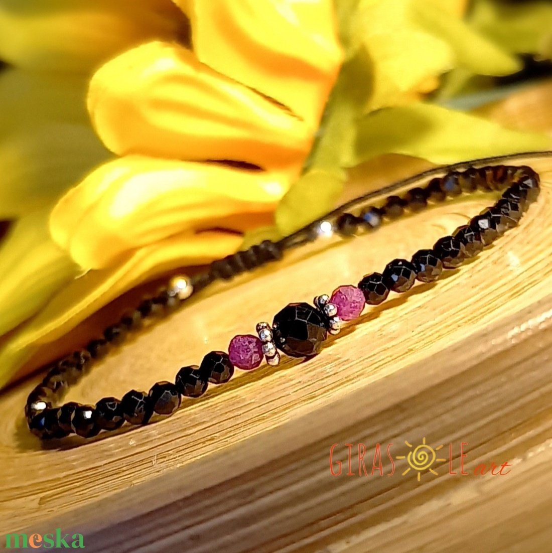 BlackPink spinell-rubin karkötő - ékszer - karkötő - ásványkarkötő - Meska.hu BlackPink spinell-rubin karkötő - ékszer - karkötő - ásványkarkötő - Meska.hu