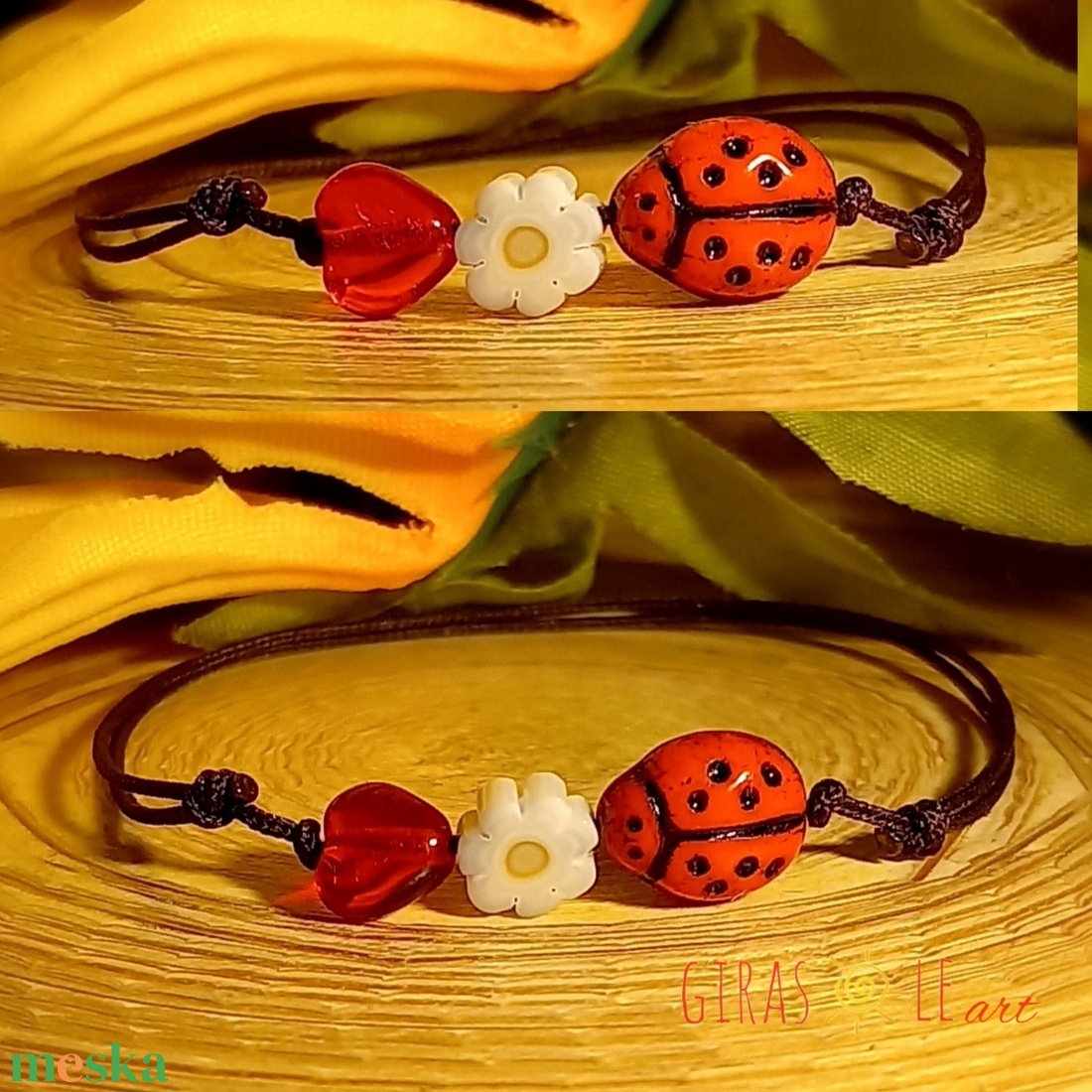 Gyöngyös millefiori zsinórka - ékszer - karkötő - gyöngyös karkötő - Meska.hu Gyöngyös millefiori zsinórka - ékszer - karkötő - gyöngyös karkötő - Meska.hu