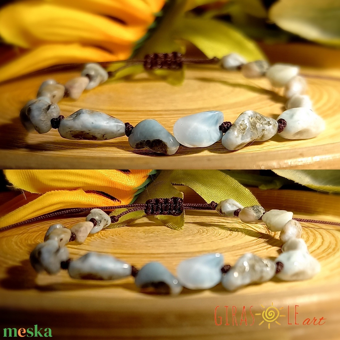 Larimar - a tenger fuvallata karkötő - ékszer - karkötő - ásványkarkötő - Meska.hu Larimar - a tenger fuvallata karkötő - ékszer - karkötő - ásványkarkötő - Meska.hu