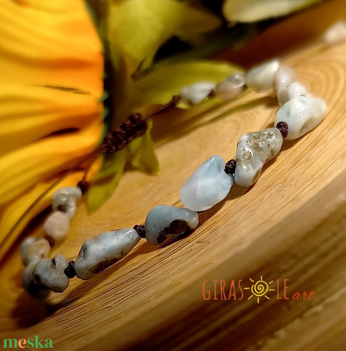 Larimar - a tenger fuvallata karkötő - ékszer - karkötő - ásványkarkötő - Meska.hu Larimar - a tenger fuvallata karkötő - ékszer - karkötő - ásványkarkötő - Meska.hu