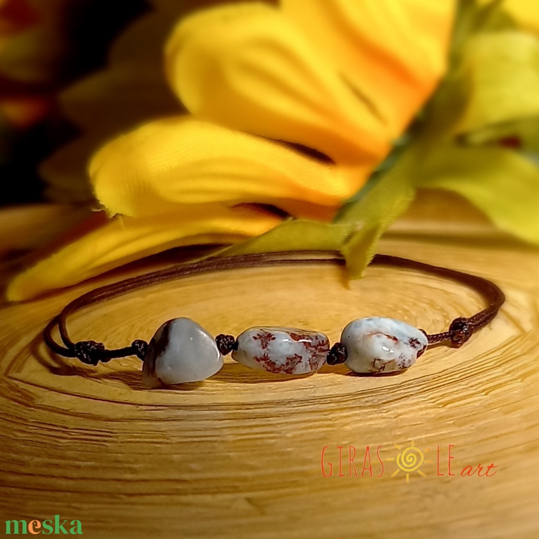 Larimar zsinórka - ékszer - karkötő - ásványkarkötő - Meska.hu Larimar zsinórka - ékszer - karkötő - ásványkarkötő - Meska.hu