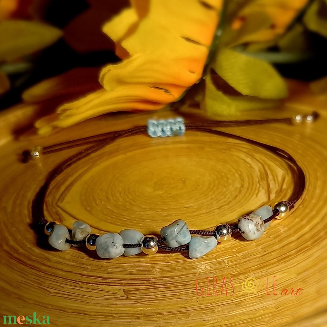 Larimar karkötő valódi ezüsttel - ékszer - karkötő - ásványkarkötő - Meska.hu Larimar karkötő valódi ezüsttel - ékszer - karkötő - ásványkarkötő - Meska.hu