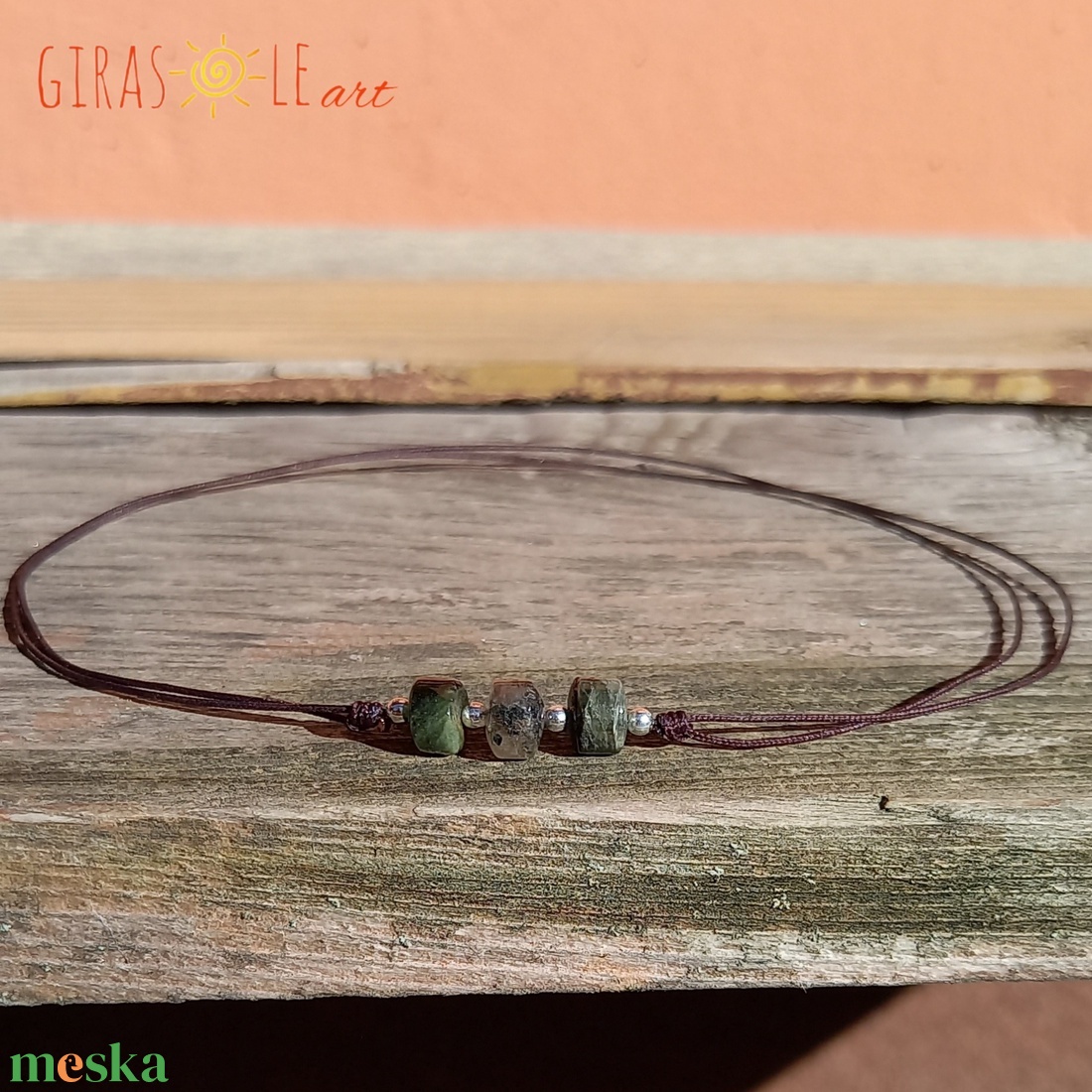 Turmalin nyaklánc  - ékszer - nyaklánc - gyöngyös nyaklánc - Meska.hu