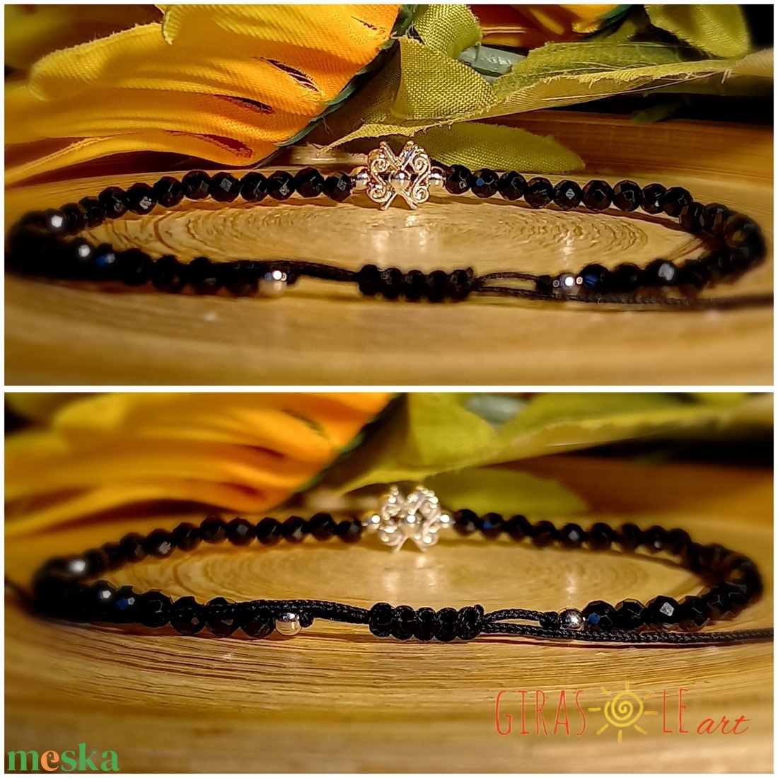 Pillangó - spinell karkötő  - ékszer - karkötő - ásványkarkötő - Meska.hu