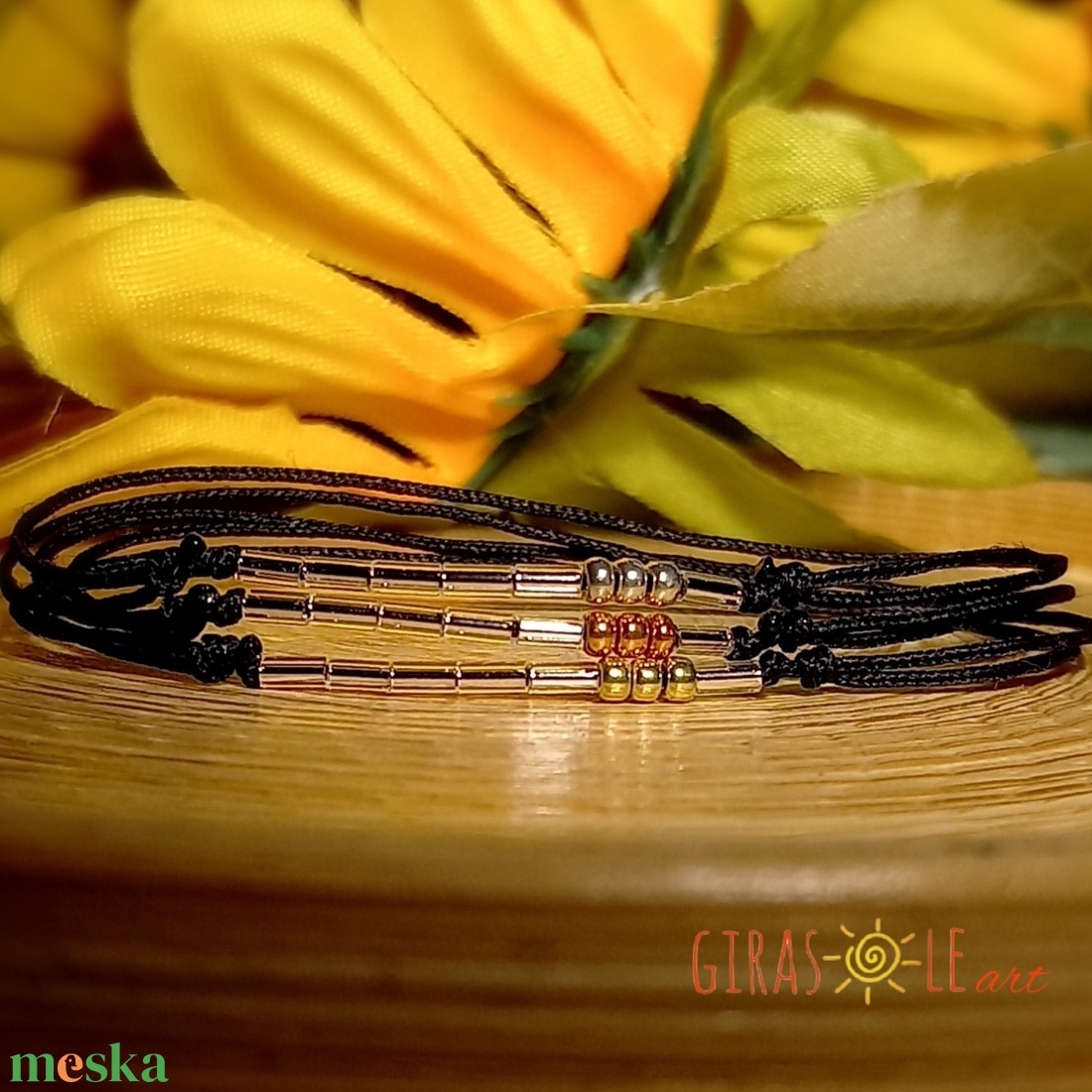 Most-morze zsinórka karkötő  - ékszer - karkötő - gyöngyös karkötő - Meska.hu