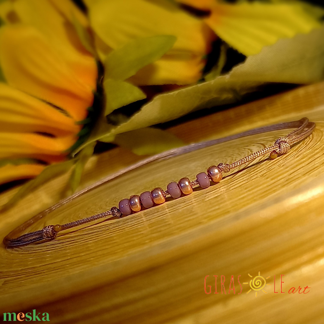 Bokalánc gyöngyökkel  - ékszer - lábdísz és testékszer - bokalánc - Meska.hu