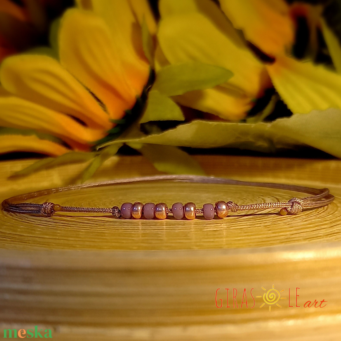 Bokalánc gyöngyökkel  - ékszer - lábdísz és testékszer - bokalánc - Meska.hu