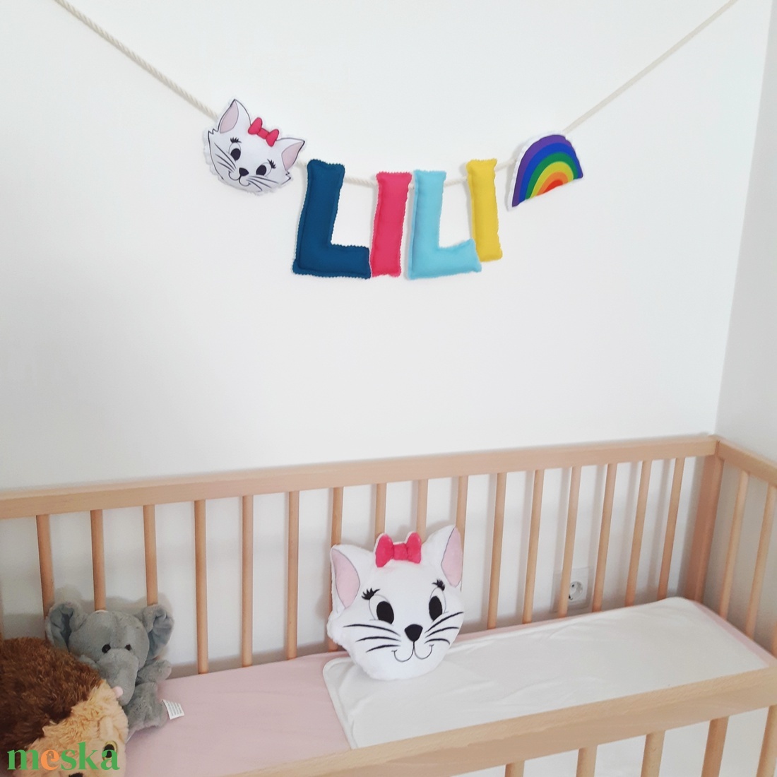 Cica szundipajti (formapárna, állatos párna, wellsoft párna, egyedi párna) - otthon & életmód - babaszoba, gyerekszoba - babaszoba, gyerekszoba - Meska.hu