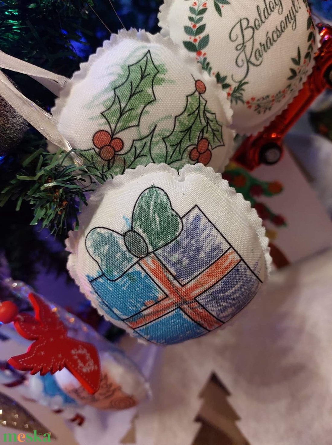 Színezhető karácsonyfa díszek 1-es csomag  - karácsony - karácsonyi lakásdekoráció - karácsonyfadíszek - Meska.hu