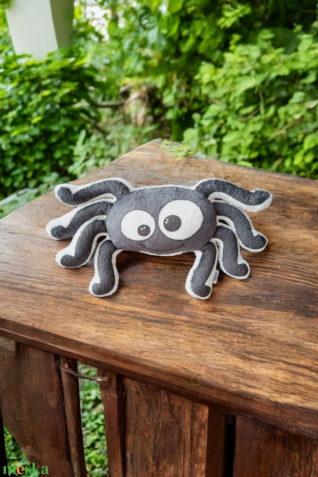 Pók formapárna  - otthon & életmód - dekoráció - halloween - halloweeni dekoráció - Meska.hu