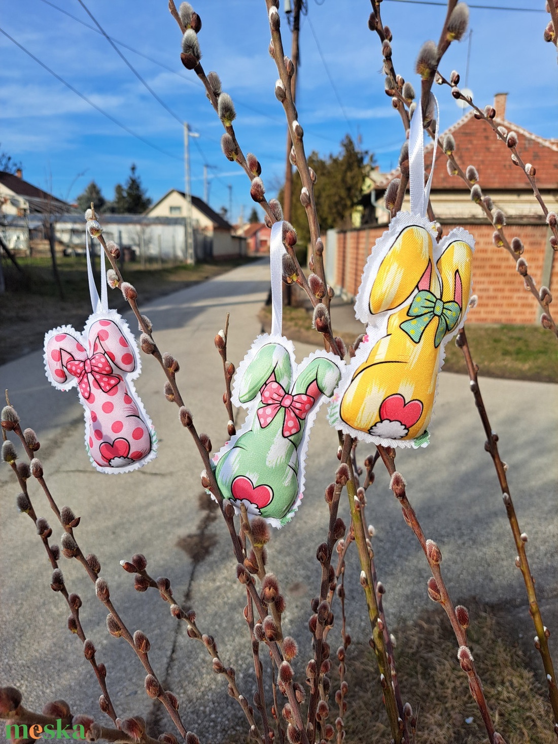 Nyuszipopó díszek 3 db-os csomag - otthon & életmód - dekoráció - fali és függő dekoráció - függődísz - Meska.hu Nyuszipopó díszek 3 db-os csomag - otthon & életmód - dekoráció - fali és függő dekoráció - függődísz - Meska.hu