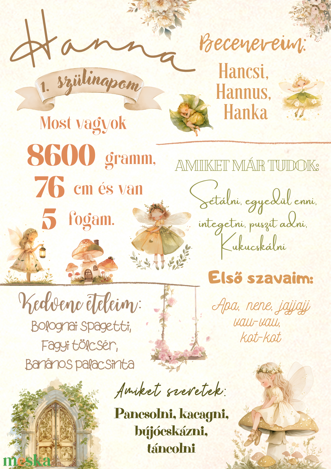 1. szülinapi babaposzter tündéres - otthon & életmód - dekoráció - kép & falikép - poszter - Meska.hu 1. szülinapi babaposzter tündéres - otthon & életmód - dekoráció - kép & falikép - poszter - Meska.hu