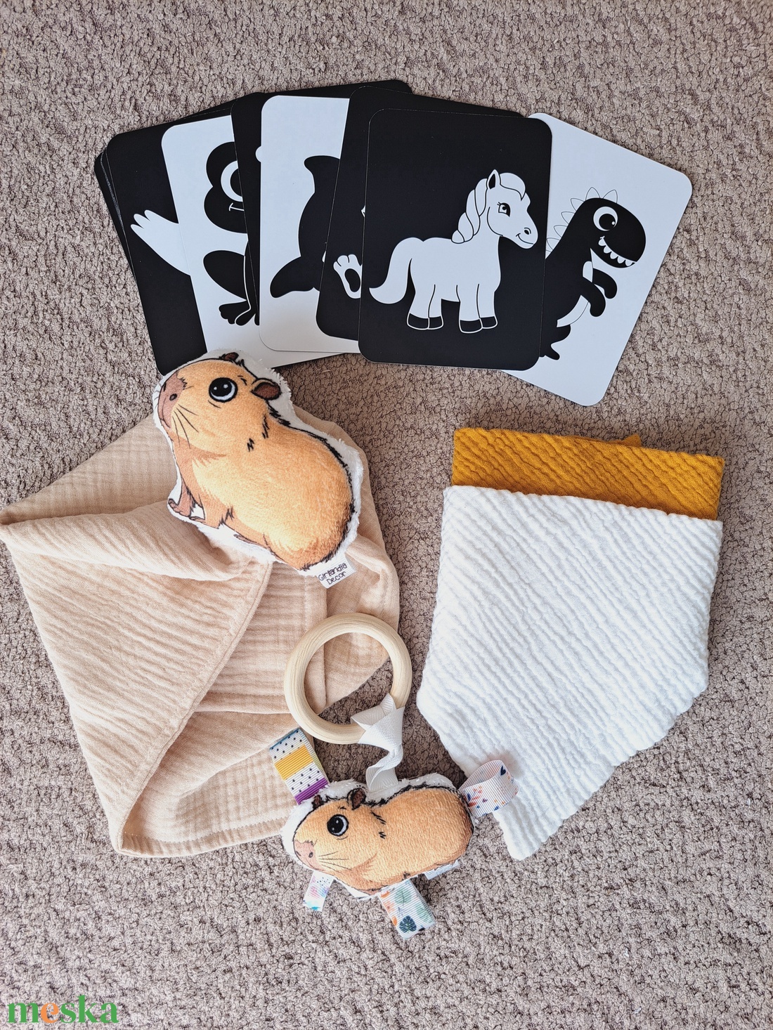 MiniCapybara - Babalátogató ajándékcsomag - játék & sport - babalátogató ajándékcsomag - Meska.hu