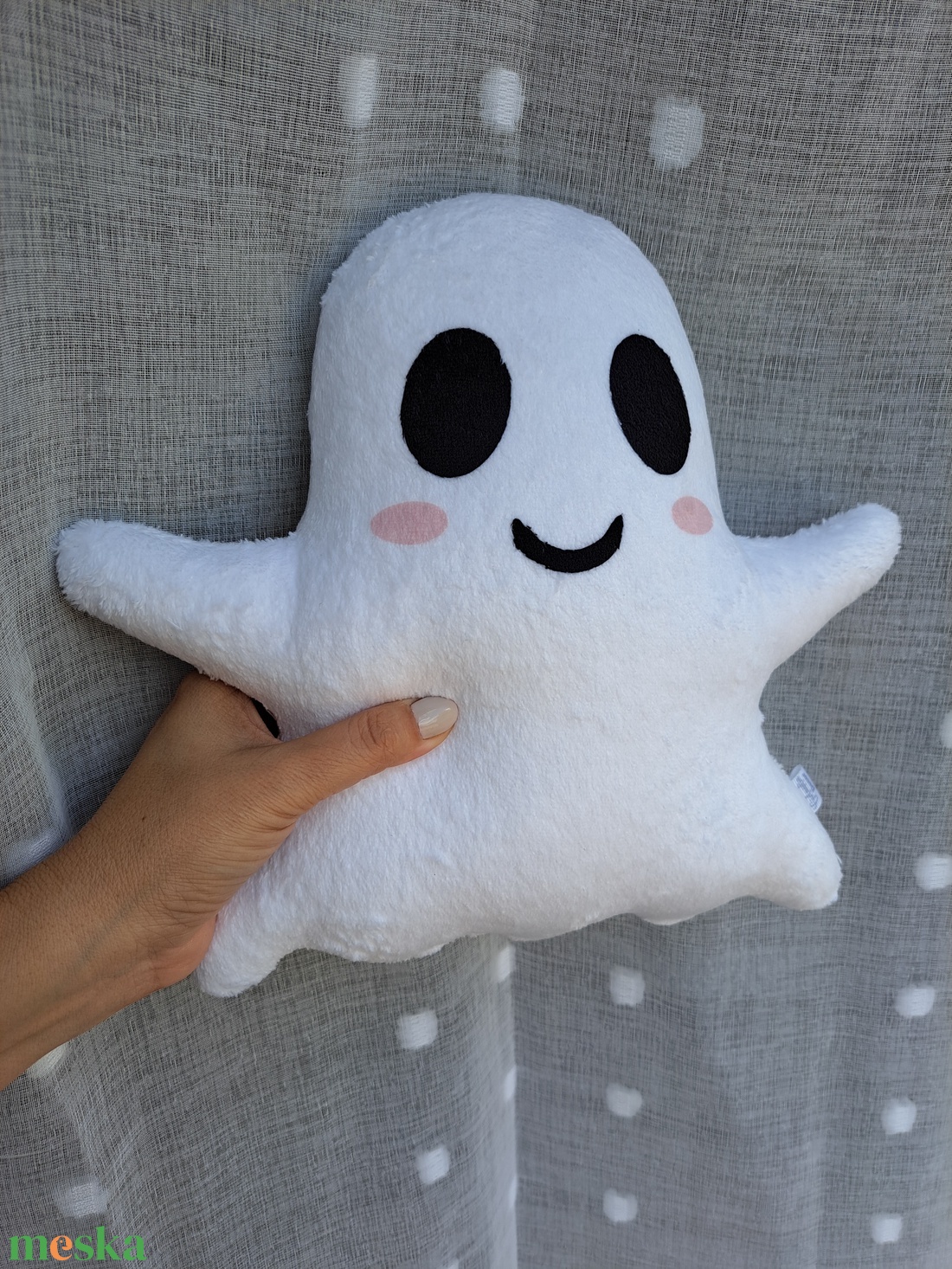 Cuki szellem formapárna  - otthon & életmód - dekoráció - halloween - halloweeni figurák - Meska.hu