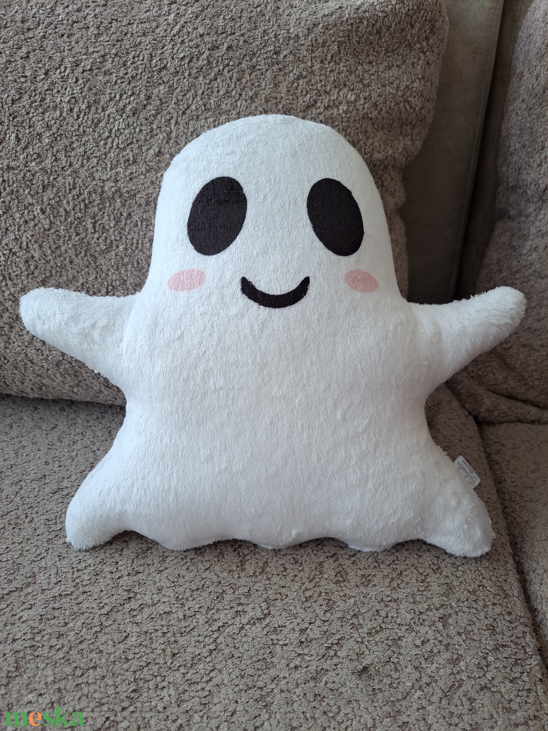 Cuki szellem formapárna  - otthon & életmód - dekoráció - halloween - halloweeni figurák - Meska.hu