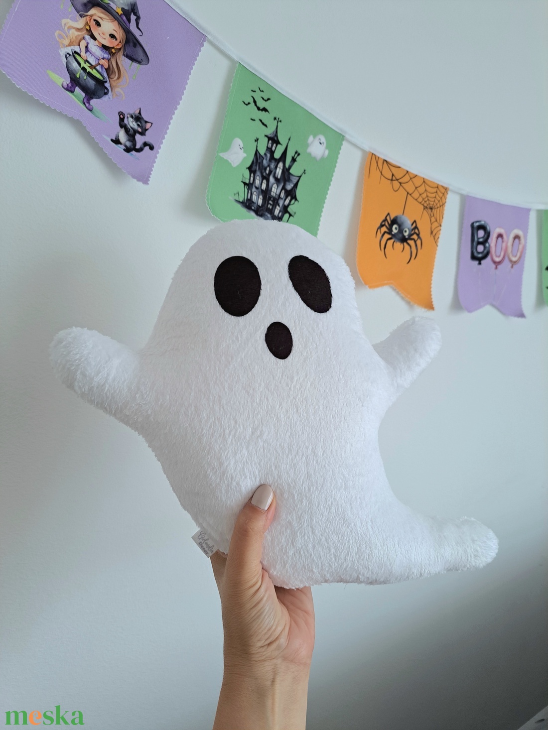 Szellem formapárna  - otthon & életmód - dekoráció - halloween - halloweeni figurák - Meska.hu