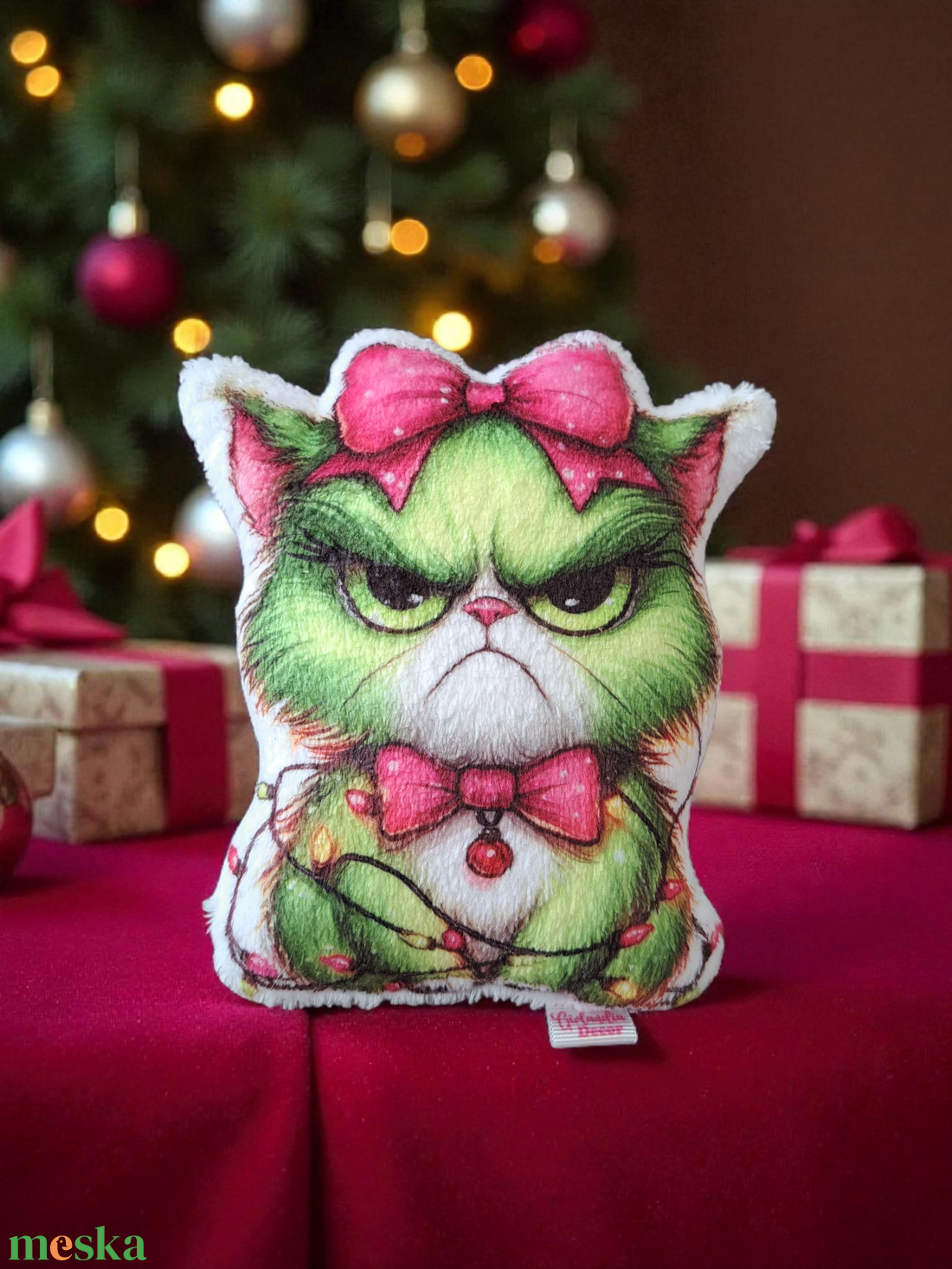 MorCica formapárna - karácsony - karácsonyi lakásdekoráció - karácsonyi manók, figurák - Meska.hu