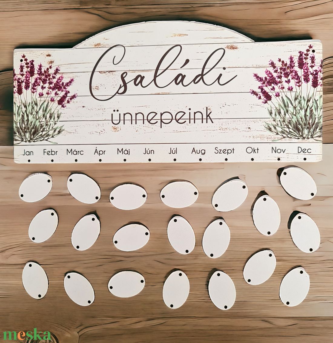 Családi öröknaptár - otthon & életmód - dekoráció - fali és függő dekoráció - falinaptár & öröknaptár - Meska.hu