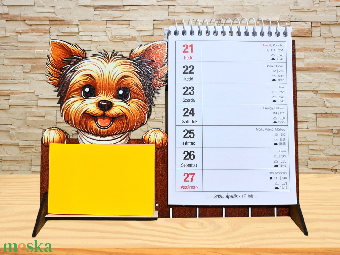 Asztali naptár tartó - otthon & életmód - papír, írószer - naptár & tervező - Meska.hu